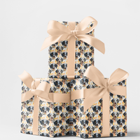 Spotted Puppy Holiday Gift Wrap, Dalmatian Christmas Wrapping Paper, Festive Dalmatian Present Paper, Adorable Dog Lover Holiday Wrapping Paper
