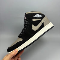 High Top Sneakers, Black Colorway, Lace Up Design, Casual Gift for Sneaker Fans