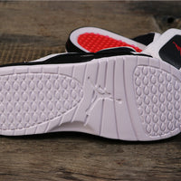 Retro Slides, White Black Red Colorway, Slip On Design, Casual Gift for Shoe Lovers