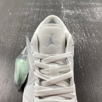 Low Top Sneakers, White Silver Colorway, Lace Up Design, Casual Gift for Sneaker Fans
