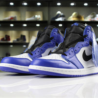 Sneakers, Blue White Black Colorway, Lace Up Design, Casual Gift for Sneaker Fans
