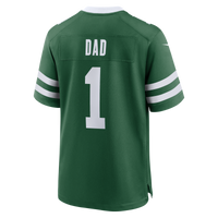 New York Jets Legacy Green #1 Dad Game Jersey