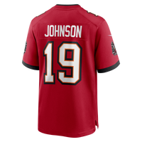 Tampa Bay Buccaneers Keyshawn Johnson Red Game Retired Player Jersey