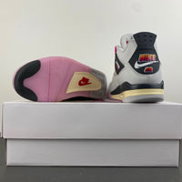 Sneakers, White Pink Green Colorway, Lace Up Design, Casual Gift for Sneaker Fans