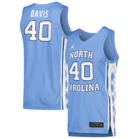 Hubert Davis Carolina Blue North Carolina Tar Heels Replica Basketball Player Jersey