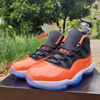 High Top Sneakers, Black Red Orange Colorway, Lace Up Design, Casual Gift for Sneaker Fans