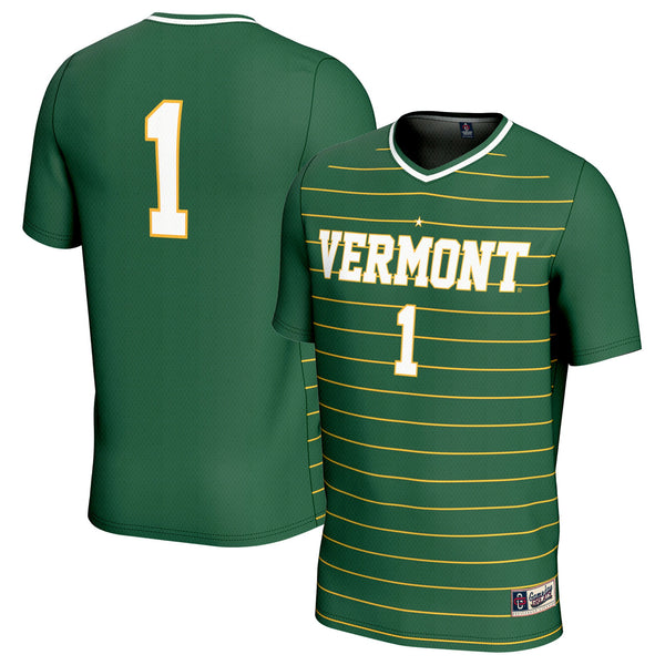 #1 Vermont Catamounts 2024 NCAA Soccer National Champions One-Star Lightweight Fashion Jersey - Green