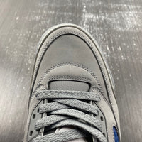 Low Top Sneakers, Blue Gray Colorway, Lace Up Design, Casual Gift for Sneaker Fans