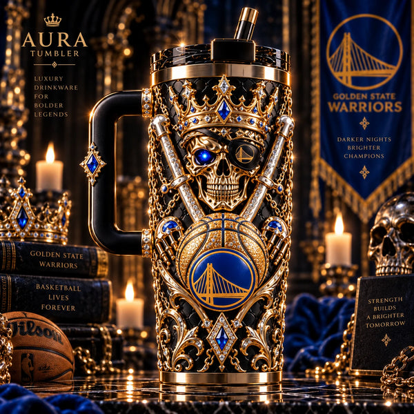 GSW Regalia - Crowned Skull Wraparound Tumbler - main