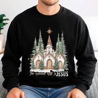 Christian Christmas Sweatshirt, The Greatest Present Is Jesus Sweatshirt, Religious Church Crewneck, Faith Holiday Pullover, Xmas Present for Her