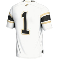 #1 Purdue Boilermakers Endzone Football Jersey - White