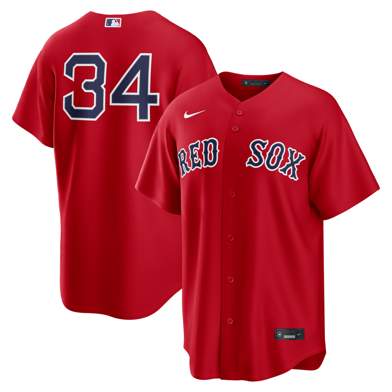 Boston Red Sox David Ortiz Red Alternate Replica Jersey