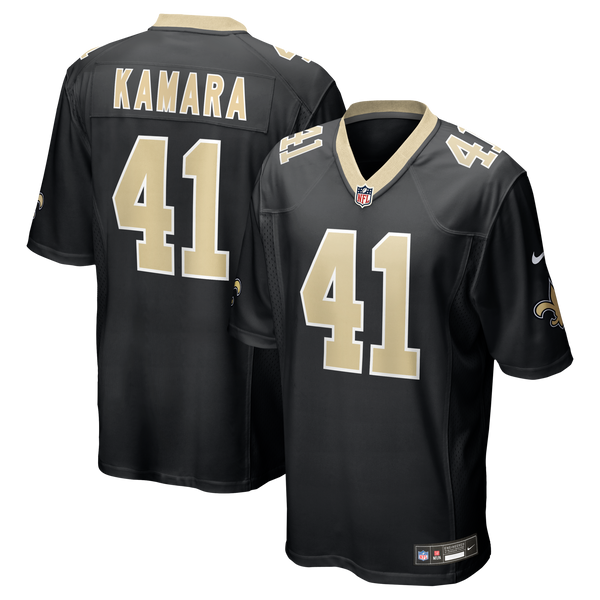 New Orleans Saints Alvin Kamara Black Game Jersey