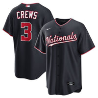 Washington Nationals Dylan Crews Navy Alternate Replica Jersey