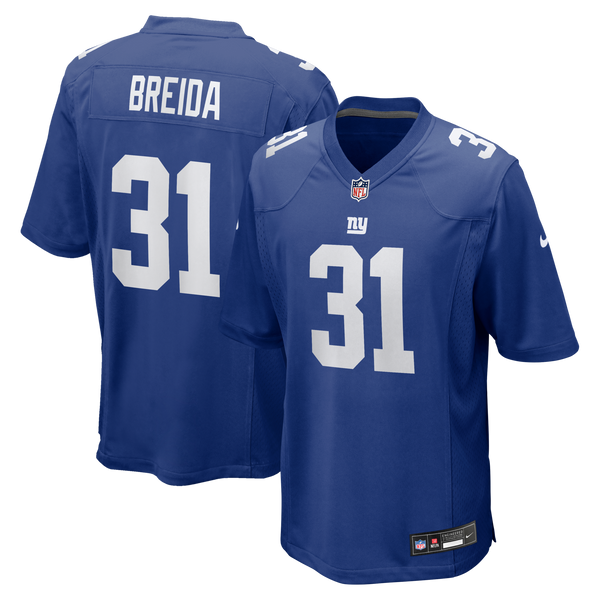 New York Giants Matt Breida Royal Game Jersey