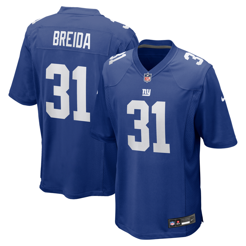 New York Giants Matt Breida Royal Game Jersey