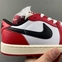 Low Top Sneakers, White Black Red Colorway, Lace Up Design, Casual Gift for Sneaker Fans