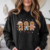 Gingerbread Sonographer Hoodie, Ultrasound Tech Christmas Hoodie, Adorable Radiology Holiday Hooded Sweatshirt, Sonography Xmas Present