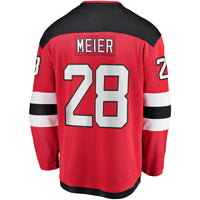 New Jersey Devils Timo Meier Red Home Breakaway Jersey