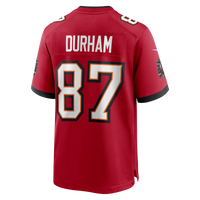 Tampa Bay Buccaneers Payne Durham Red Game Jersey