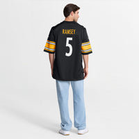 Pittsburgh Steelers Jalen Ramsey Black Team Game Jersey