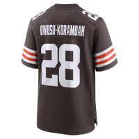 Cleveland Browns Jeremiah Owusu-Koramoah Brown Game Player Jersey