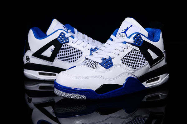 Sneakers, White Blue Colorway, Lace Up Design, Casual Gift for Sneaker Fans