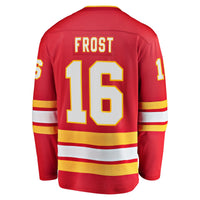 Calgary Flames Morgan Frost Red Home Breakaway Jersey