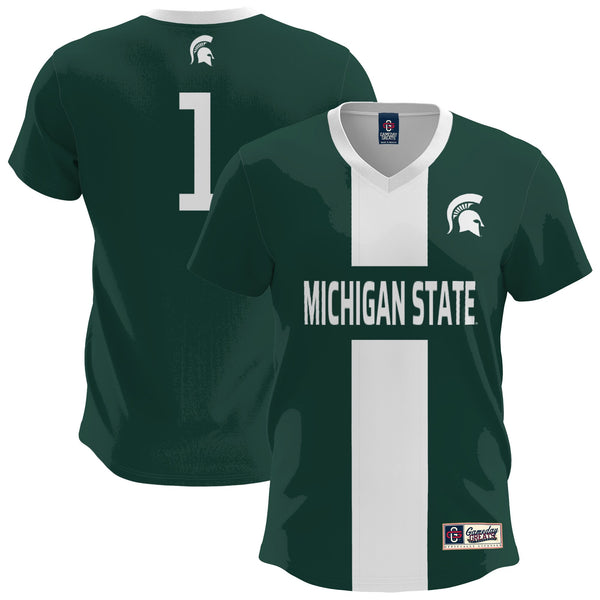 Michigan State Spartans Lightweight Soccer Fashion Jersey - Green