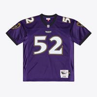 Baltimore Ravens Ray Lewis Purple 1996 Authentic Throwback Jersey