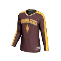 #1 Arizona State Sun Devils Lightweight Collegiate Volleyball Fashion Jersey - Maroon