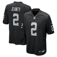 Las Vegas Raiders Ashton Jeanty Black Team Game Jersey
