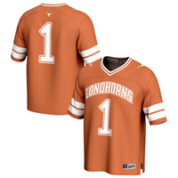 #1 Texas Longhorns Football Fashion Jersey - Texas Orange
