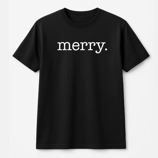 Minimalist Holiday Graphic Shirt, Merry Christmas T-Shirt, Festive Xmas Tee, Adorable Winter Holiday Shirt, Christmas Present