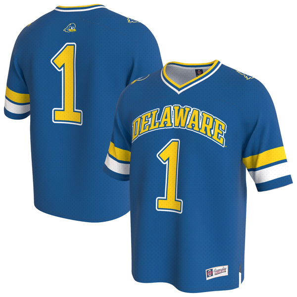 Delaware Fightin' Blue Hens Lightweight Collegiate Football Fashion Jersey - Royal