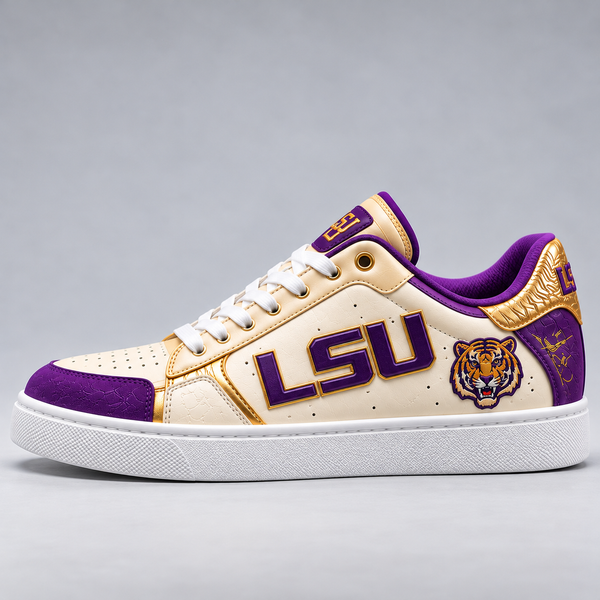 LSU - Cream, Gold and Purple in Measured Contrast - main