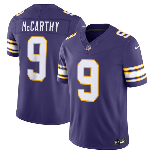 Minnesota Vikings J.J. McCarthy Purple Alternate Classic Stitched Limited Jersey