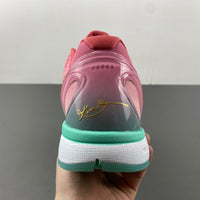 Low Top Sneakers, Green Pink Gold Colorway, Lace Up Design, Casual Gift for Sneaker Fans