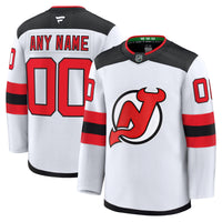 New Jersey Devils White Away Premium Custom Jersey
