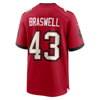 Tampa Bay Buccaneers Chris Braswell Red Game Jersey