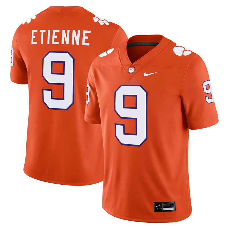 Travis Etienne Orange Clemson Tigers Player Game Jersey