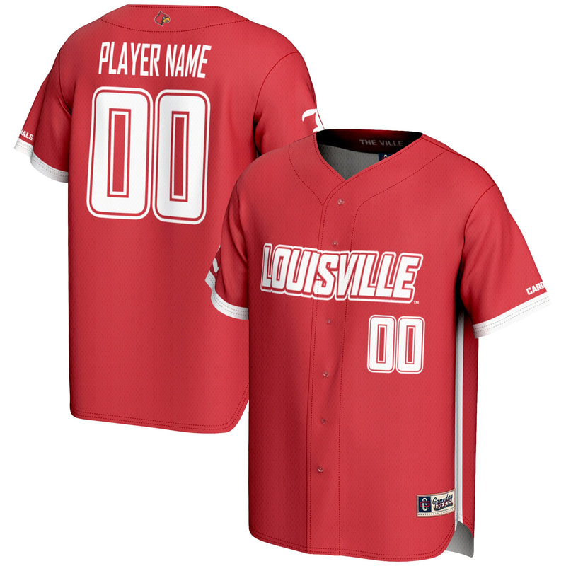 Louisville Cardinals NIL Pick-A-Player Lightweight Baseball Jersey - Red