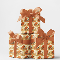 Botanical Floral Gift Wrap, Beagle Dog Wrapping Paper, Beagle Puppy Wrapping Paper, Floral Dog Wrapping Paper, Christmas Present Roll