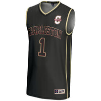 Charleston Cougars #1 Basketball Jersey - Black