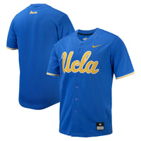 Blue UCLA Bruins Replica Full-Button Baseball Jersey