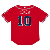 Atlanta Braves Chipper Jones Red 2006 Cooperstown Collection Authentic Jersey