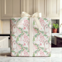 Equestrian Wrapping Paper, Watercolor Horse Christmas Wrapping Paper, Holiday Horse Gift Wrap Roll, Winter Festive Wrapping Paper