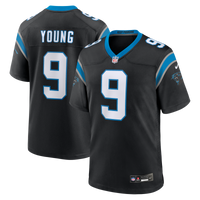 Carolina Panthers Bryce Young Black Team Game Jersey