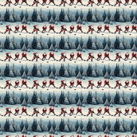 Slapshot Sports Gift Wrap Roll, Hockey Santa Wrapping Paper, Christmas Hockey Player Present Paper, Holiday Gift Wrap for Coach and Player