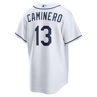Tampa Bay Rays Junior Caminero White Home Replica Jersey